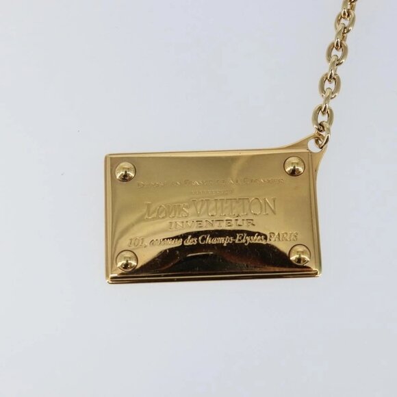 LOUIS VUITTON Porte Cre Aventur Charm metal Gold M95280 LV Auth bs29083 - Picture 5 of 9